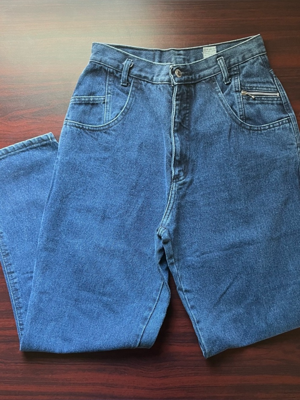 Vintage Gitano Jeans Womens High Rise Zipper Pocket Size 8 100% Cotton